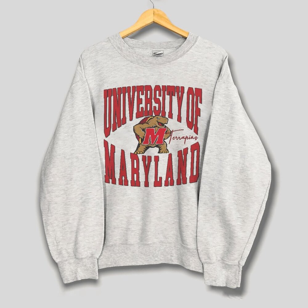 University of Maryland Terrapins Football Sweatshirt, Maryland Terrapins Shirt